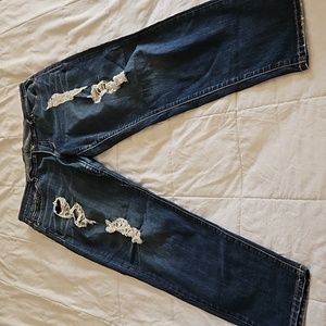 Eunina deconstructed jeans
